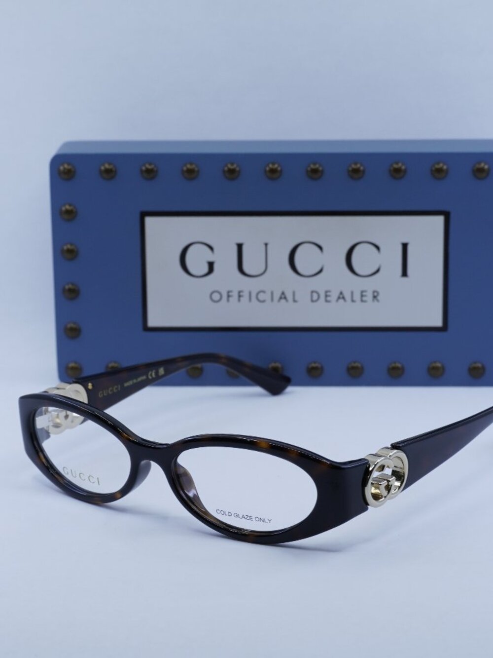 Gucci GG1693O 002 Oval Eyeglasses 52mm - Havana